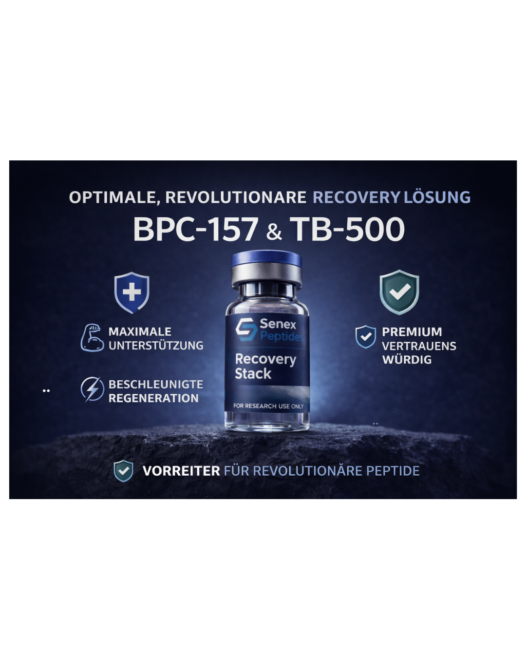 BPC-157 und TB-500 Peptide im Set &ndash; Das Duo f&uuml;r maximale Regeneration und beschleunigte Heilung von Sportverletzungen.